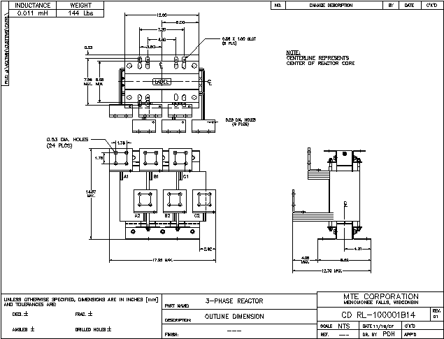 Image of an MTE Reactor rl-100001B14